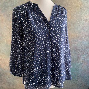 NYDJ "Pintuck Blouse" XS